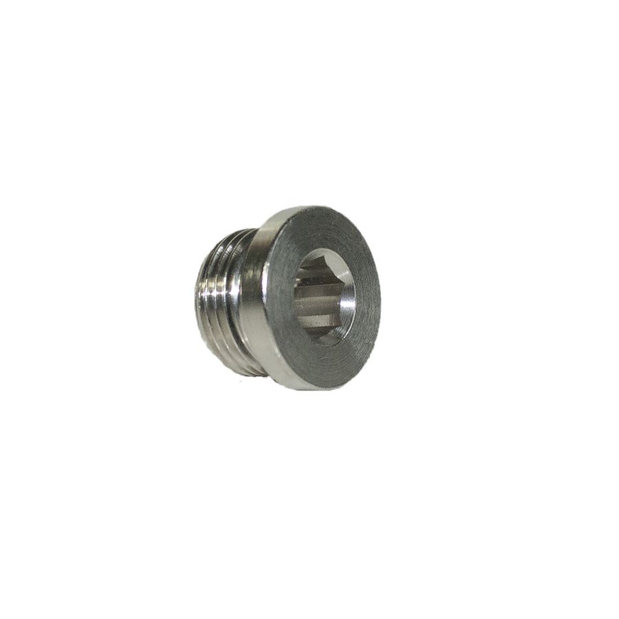 Pro Blindstop 3/8" messing vernikkeld incl. O-ring Imbus