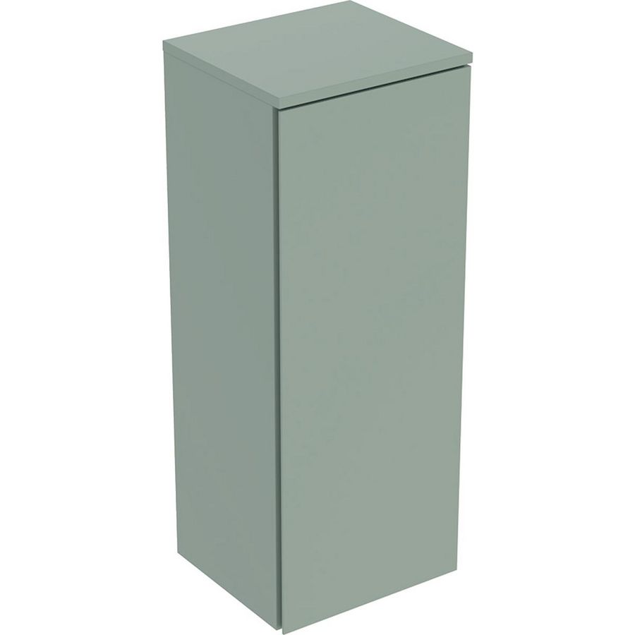 Half hoge kast 1 deur: 33x85x29.7cm saliegroen / gelakt zijdemat