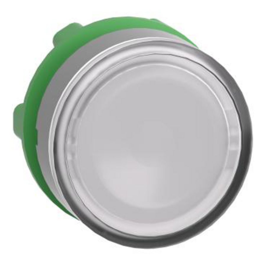 white flush illumiated pushbutton head integRALLED cp grey