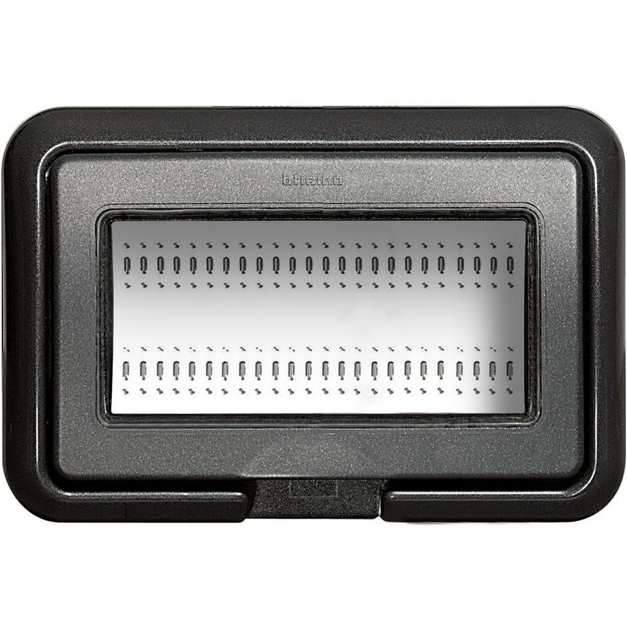 Deksel spatwaterdicht Idrobox 4 modulen antraciet
