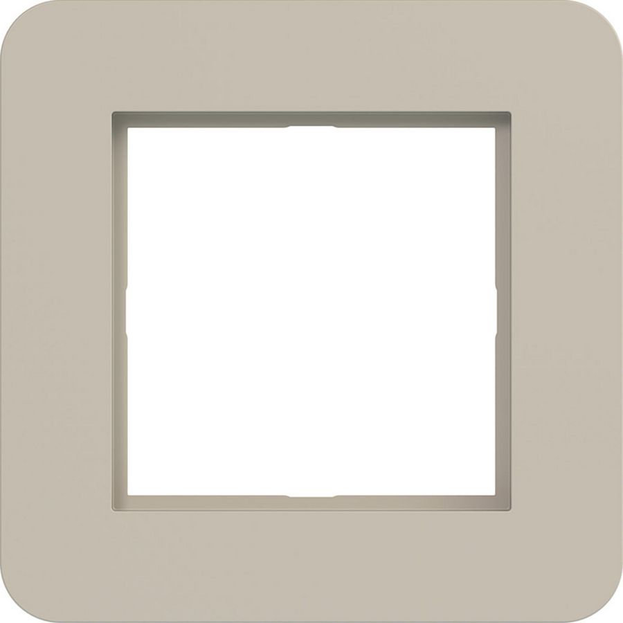 LED-afdekraam 1-voudig, C.8, sand, mat