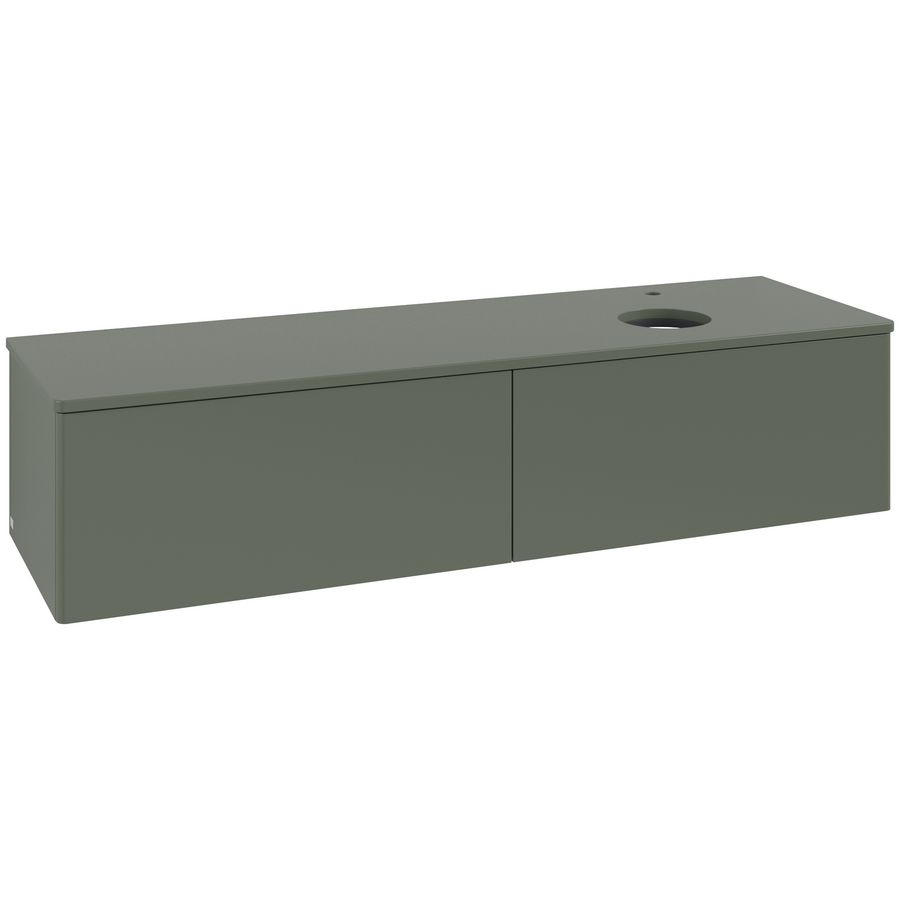 Wastafelonderkast Antao 1600x360x500mm L.Green Matt Lacquer K38050HL