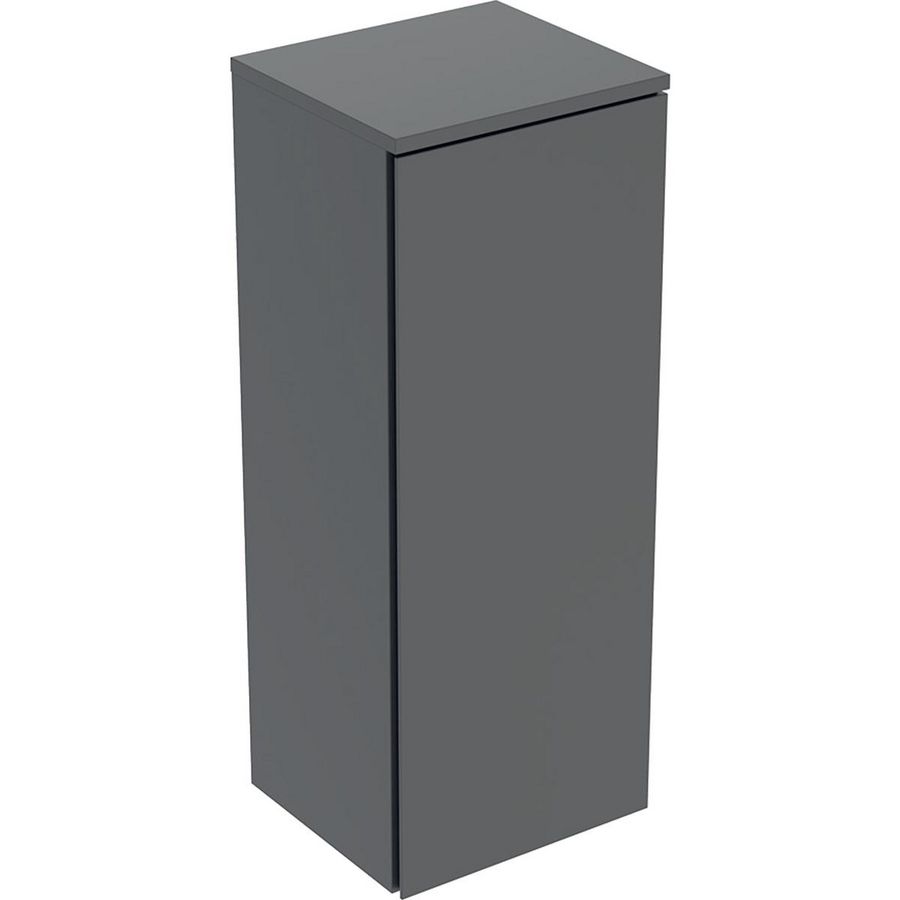 Half hoge kast 1 deur: 33x85x29.7cm lava / gelakt zijdemat