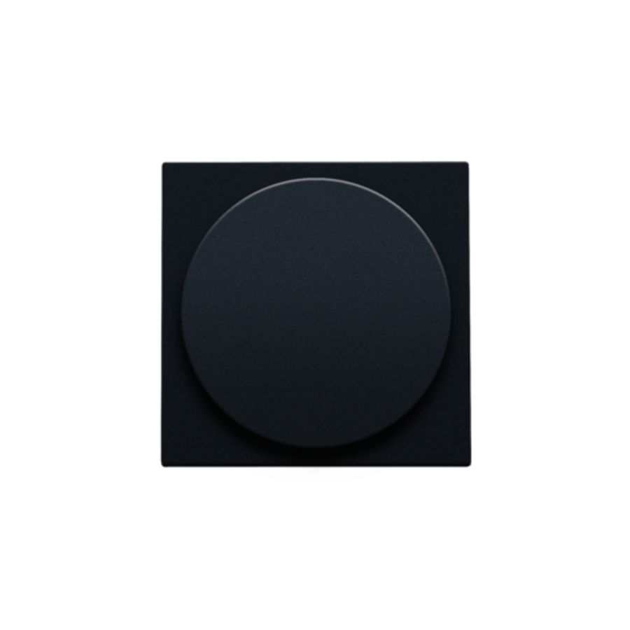 Afwerkingsset draaiknopdimmer/extensie incl. draaiknop black