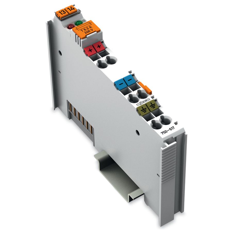 Potentiaalvoeding 24V AC Zekeringhouder
