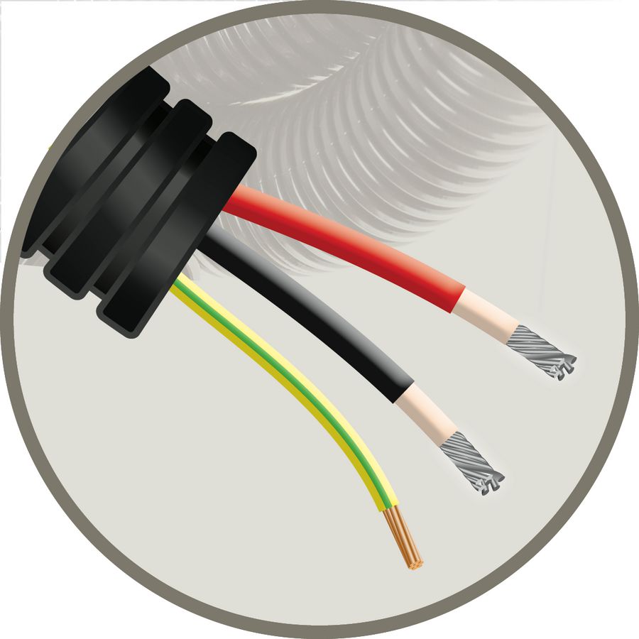 Rol a 100m. Buis Solflex 25mm/SolAR 2X6 RZ 1G6 H07Z1-K/R100