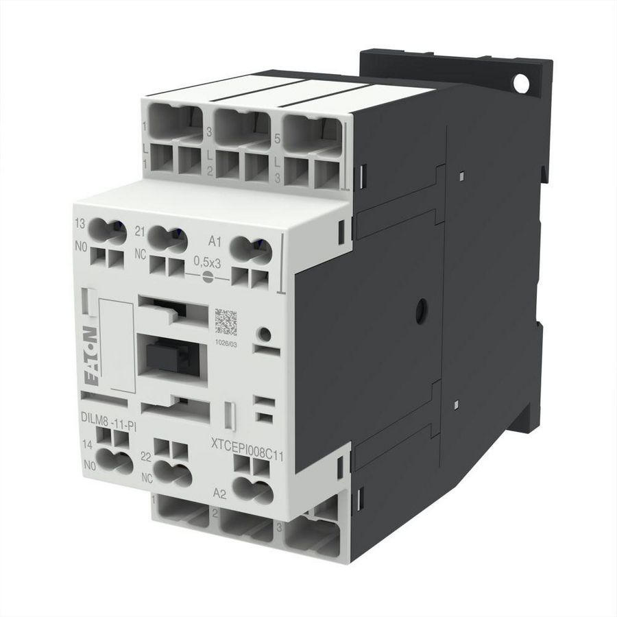 Magneetschakelaar DILM8-11(230V50/60HZ) 3kW 1m1v Push-in