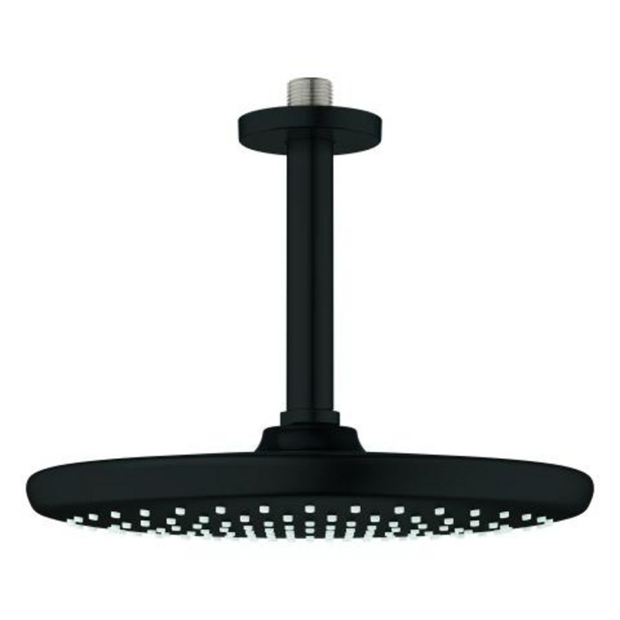 Tempesta 250 hoofdouche rond 142mm Matte Black (mat zwart) (prof)