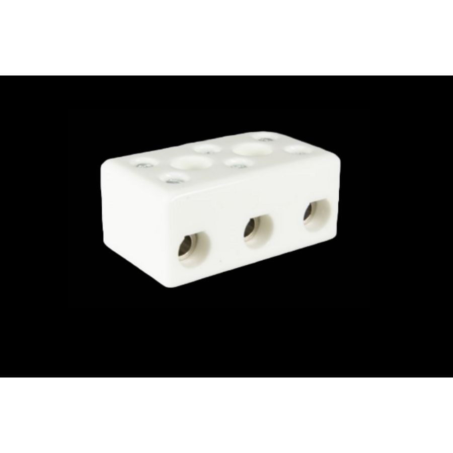 Lichtklem 3-polig wit schroefmontage VVE=25