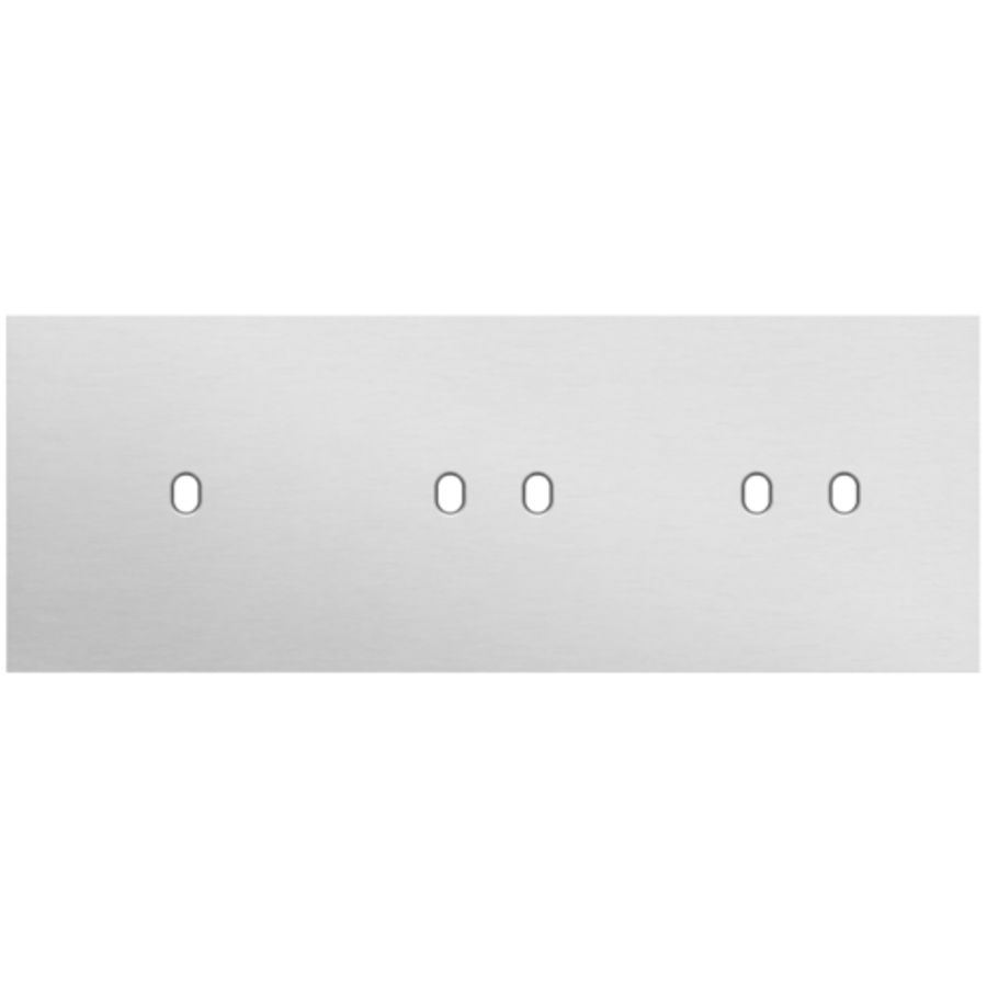 Afdekplaat 3-voud horiz. 71mm centerafst. 155-57703