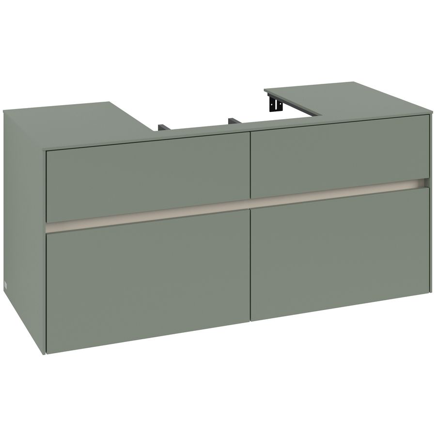 Wastafelonderkast Collaro 1200x548x500mm Soft Green C081B0AF