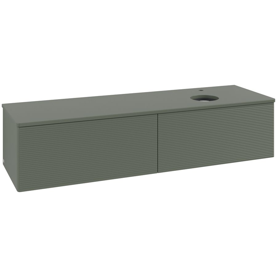 Wastafelonderkast Antao 1600x360x500mm L.Green Matt Lacquer K38150HL