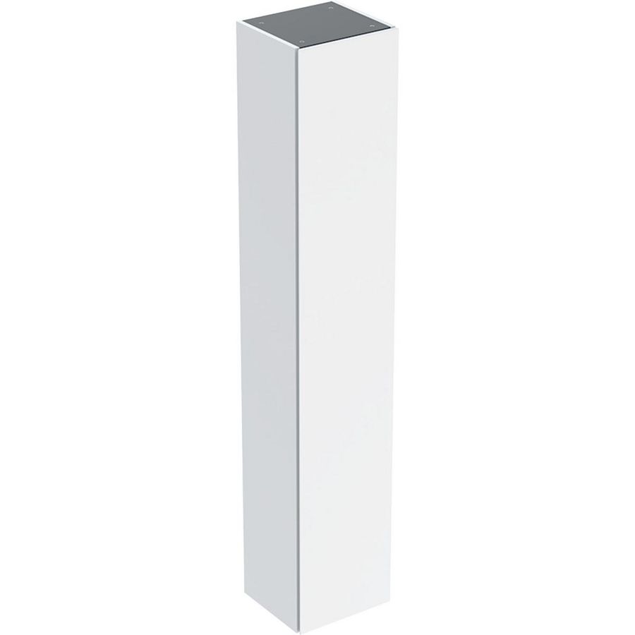 Hoge kast 1 deur: 33x180x29.8cm wit / gelakt zijdeglans
