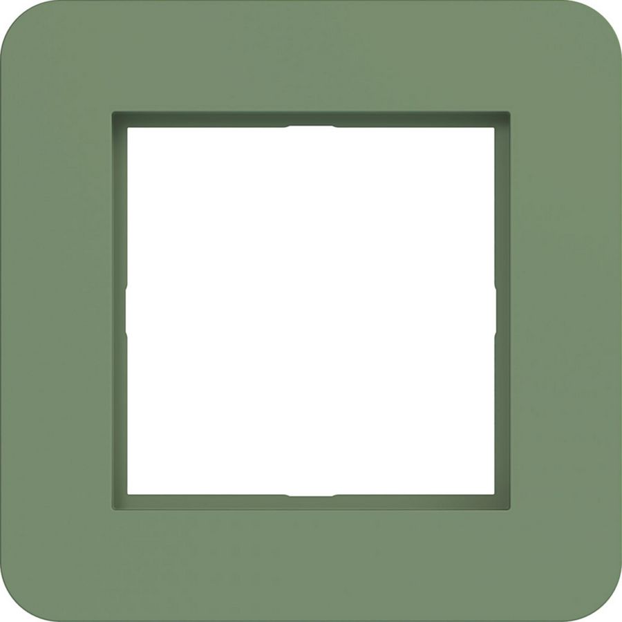 LED-afdekraam 1-voudig, C.8, aloe, mat