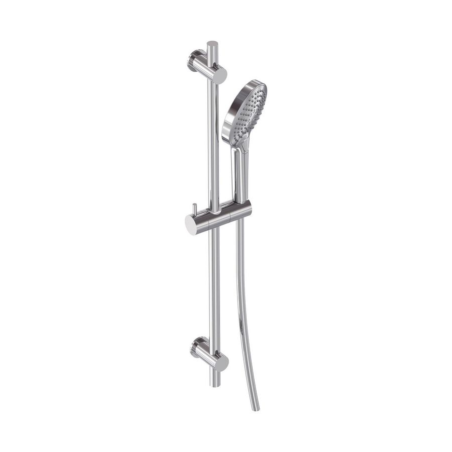 glijstangcombinatie 70cm met handdouche 3 straalsoorten + slang 1500mm chroom MAY