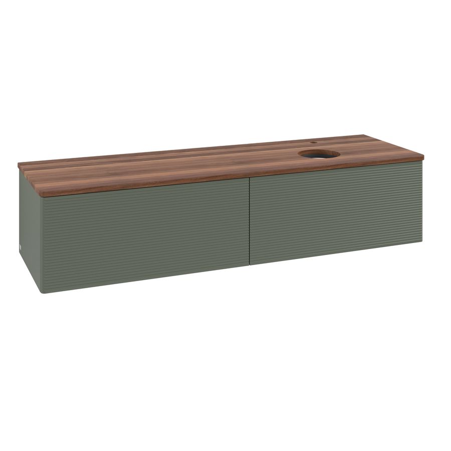 Wastafelonderkast Antao 1600x360x500mm L.Green Matt Lacquer K38152HL