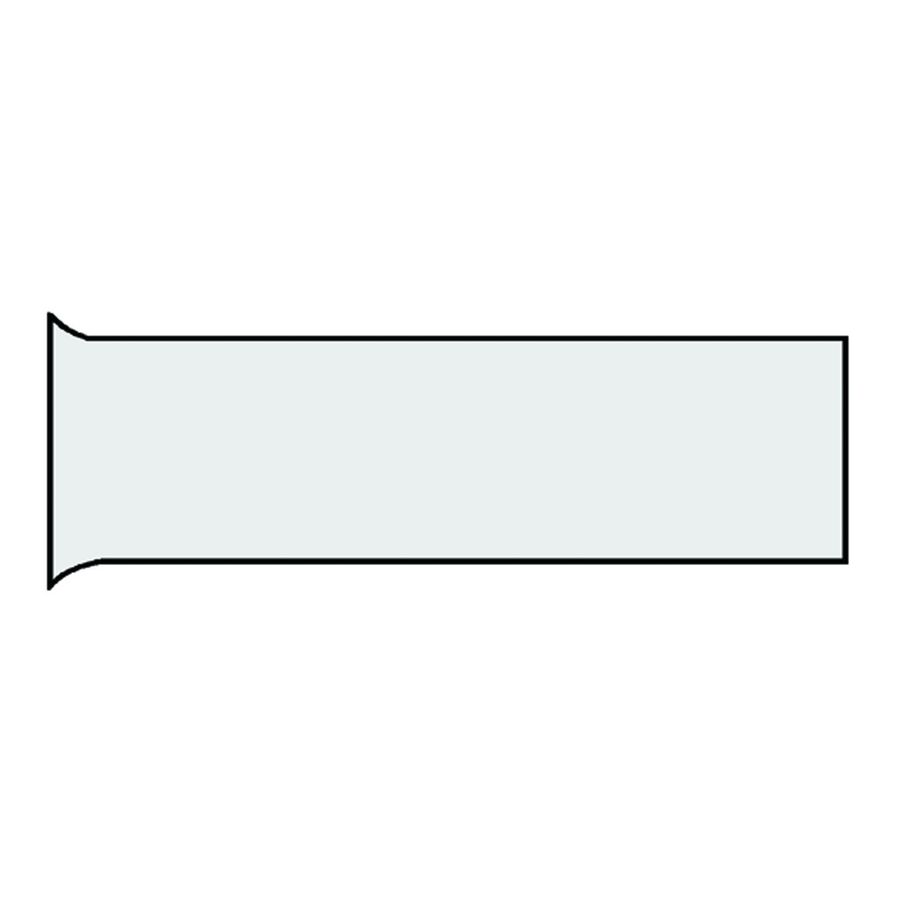 Zak a 1000st. Adereindhuls ongeisol. 1mm² L=8mm lang