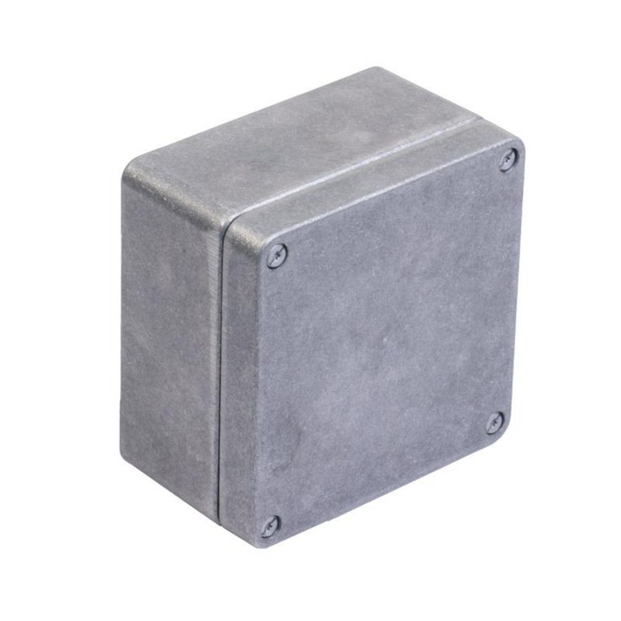 Schakelkast leeg aluminium 140x140x81mm onbehandeld