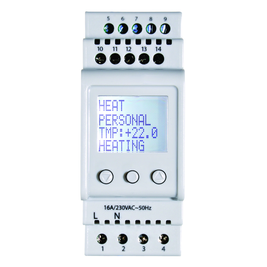 ITR-80 Elektr. Univ. Therm. verdelerinbouw digitaal display