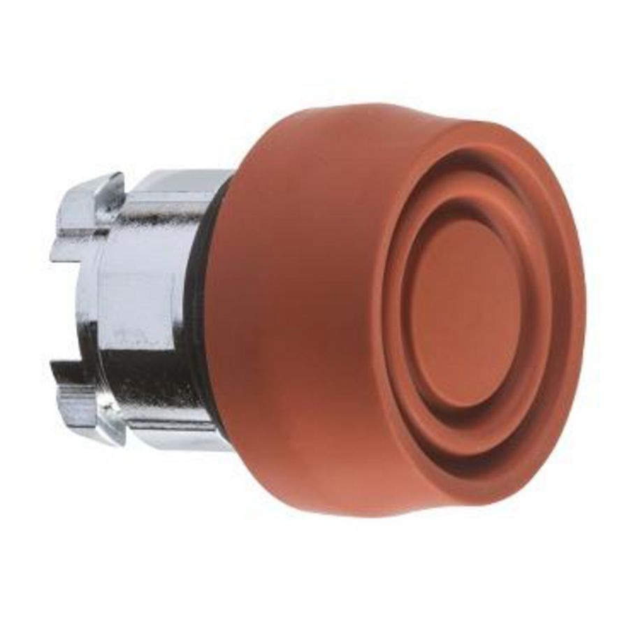 Drukknop Ø22mm met kapje Rood