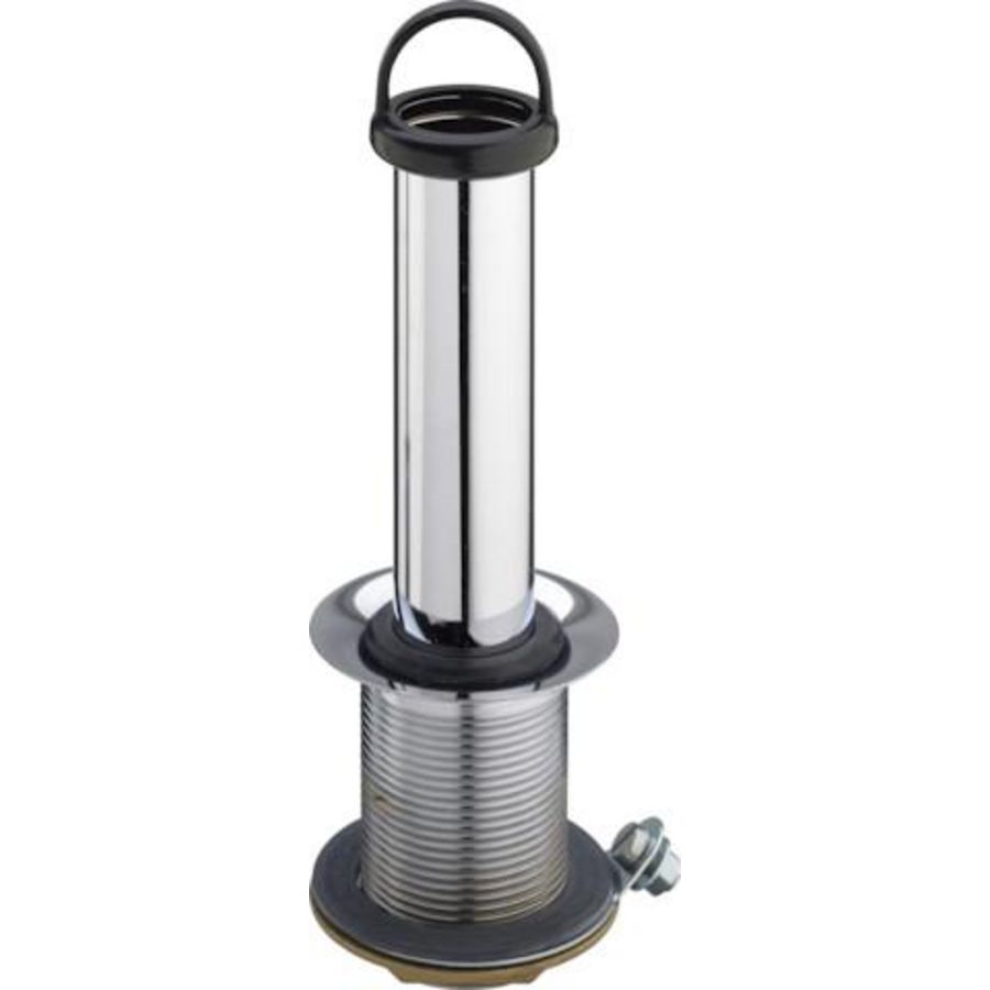 Standpijp Met Plug 1 1/2x70x40x120 messing/verchroomd VVE=25