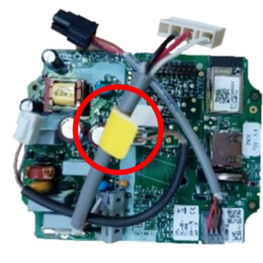 Besturingsprint ComfoRoof MX 110 Manual (geel label)