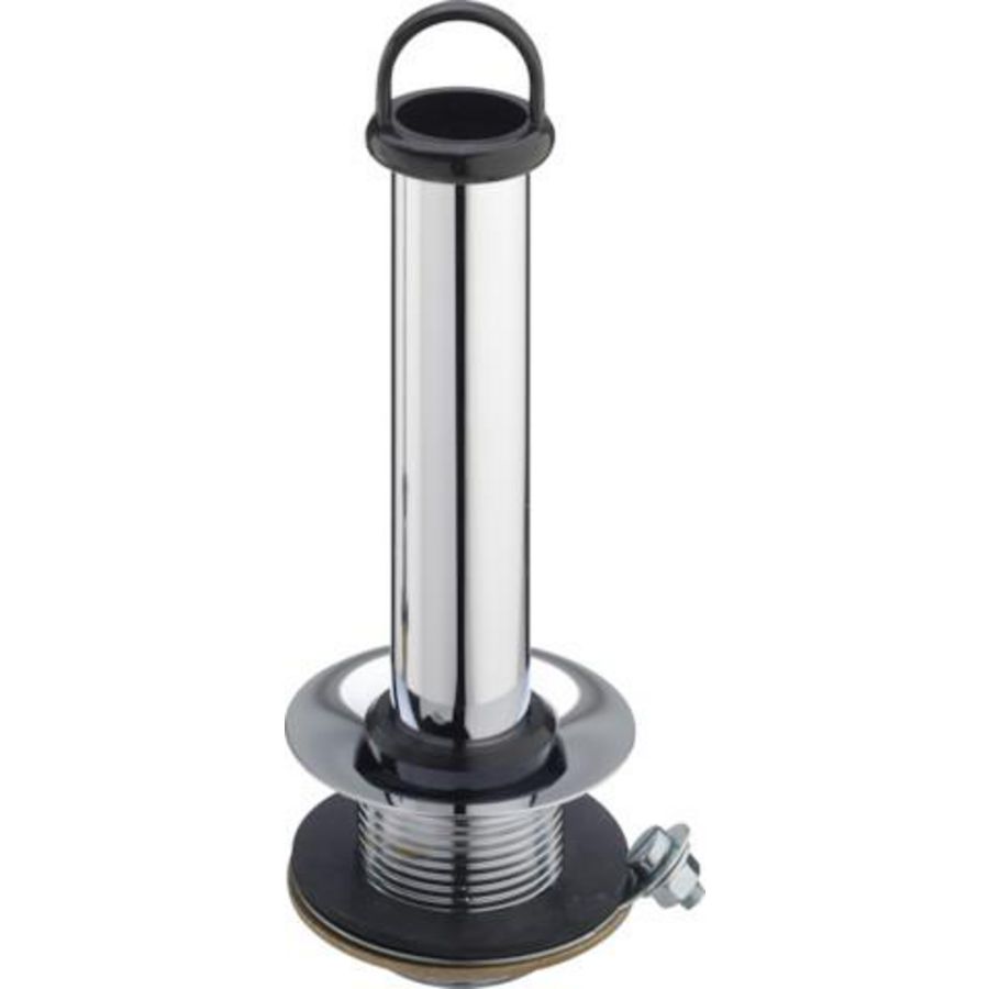 Standpijp Met Plug 1 1/4x70x40x120 messing/verchroomd