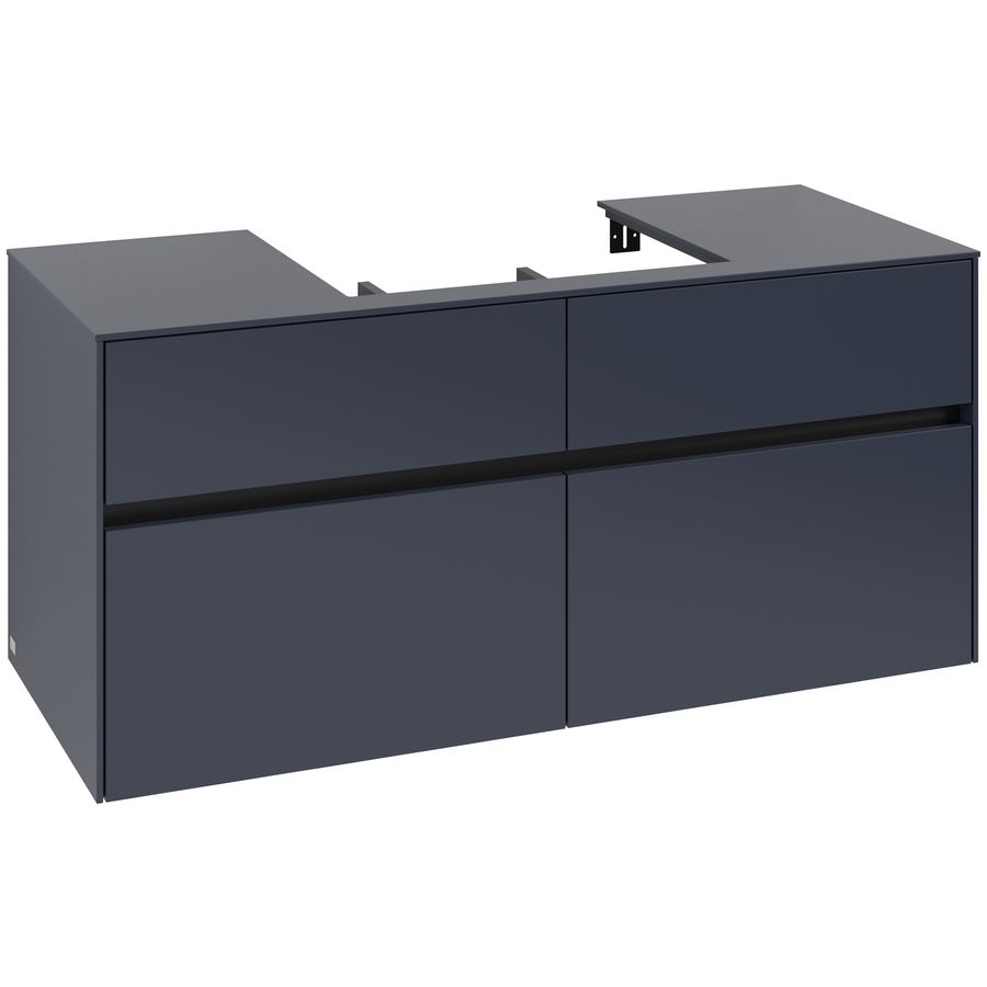 Wastafelonderkast Collaro 1200x548x500mm Marine Blue C08100VQ