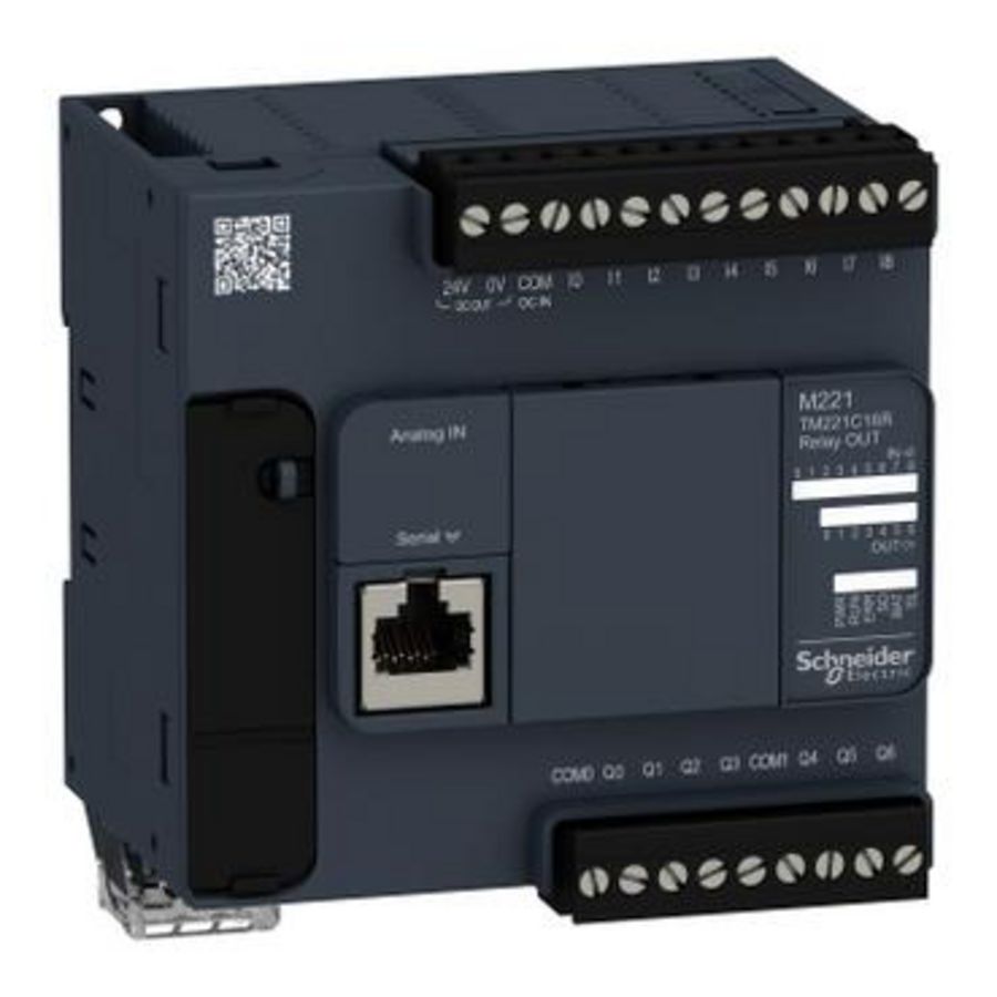 Relais compact Modicon M221 PLC 16I/O