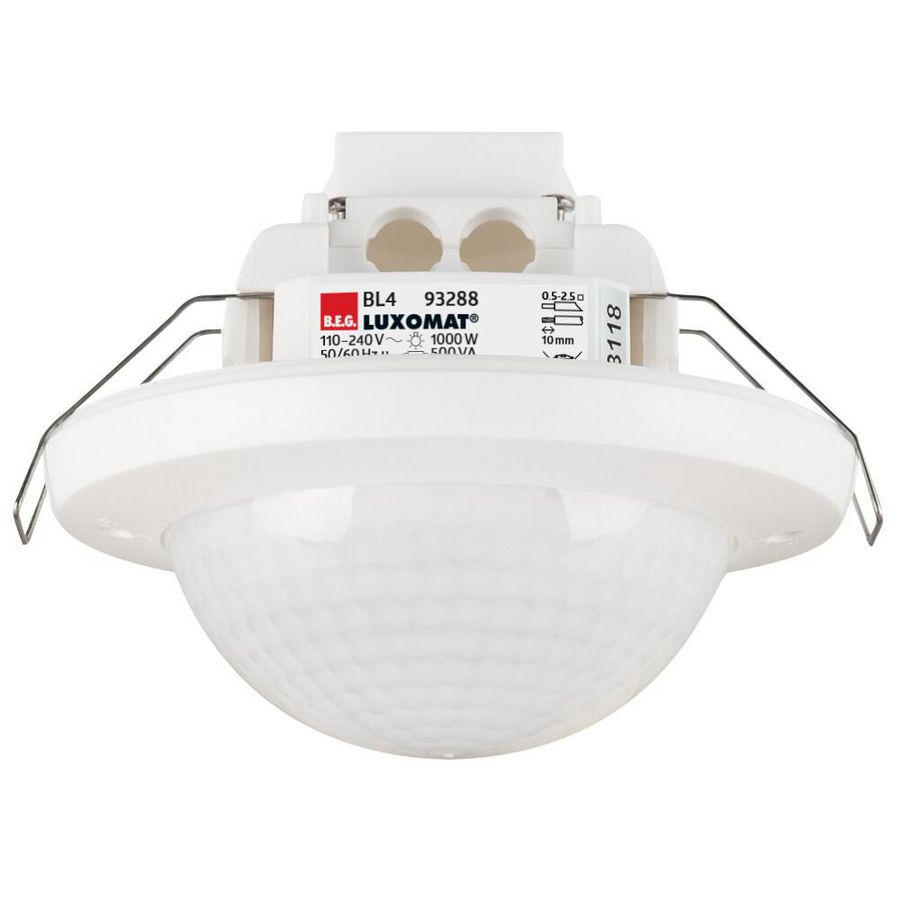 Bewegingsmelder Plafondmontage 360gr. IB wit IP20 19m 1Kanaa
