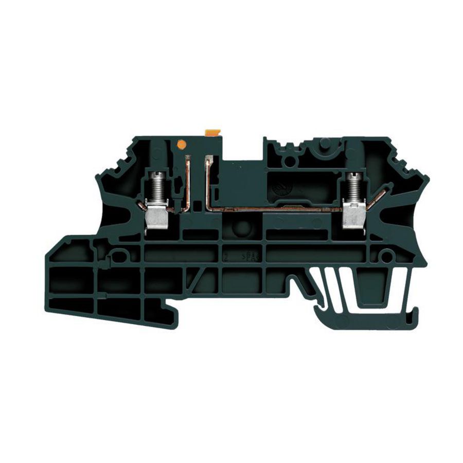 Scheidingsklem zwart 2.5mm² 20A 500 VVE=50
