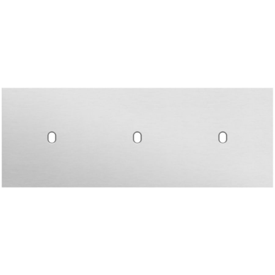 Afdekplaat 3-voud horiz. 71mm centerafst. 155-57701