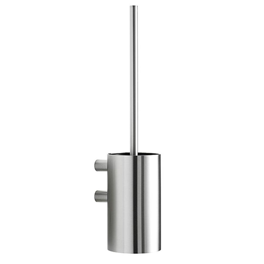 Toiletborstelgarnituur voor wandmontage 115x85x380 mm RVS