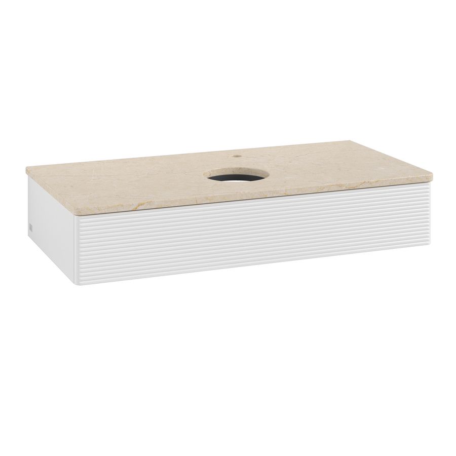 Wastafelonderkast Antao 1000x190x500mm G.White.L L09153GF