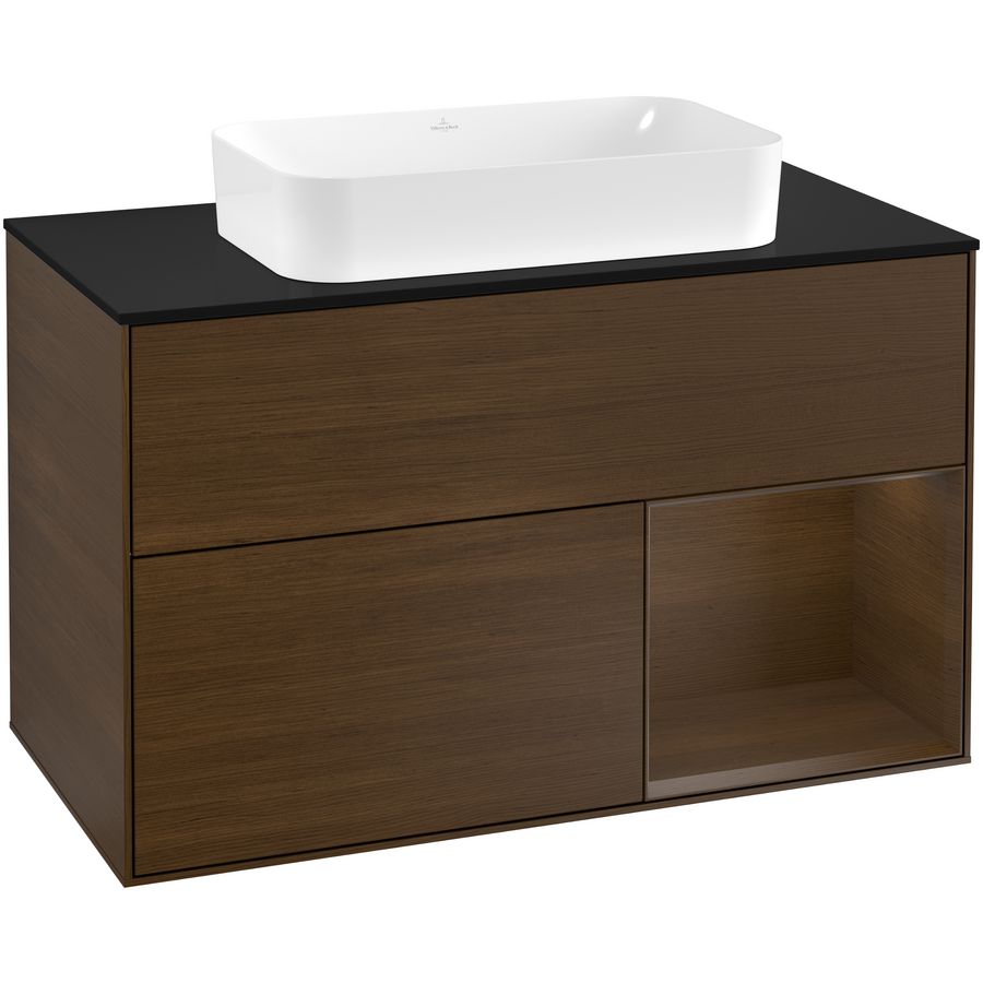 Wastafelonderkast Finion 1000x603x501mm W.Veneer G252GNGN