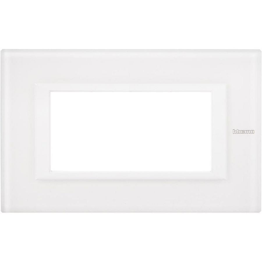 Afdekraam White Glas recht 4 modulen Axolute