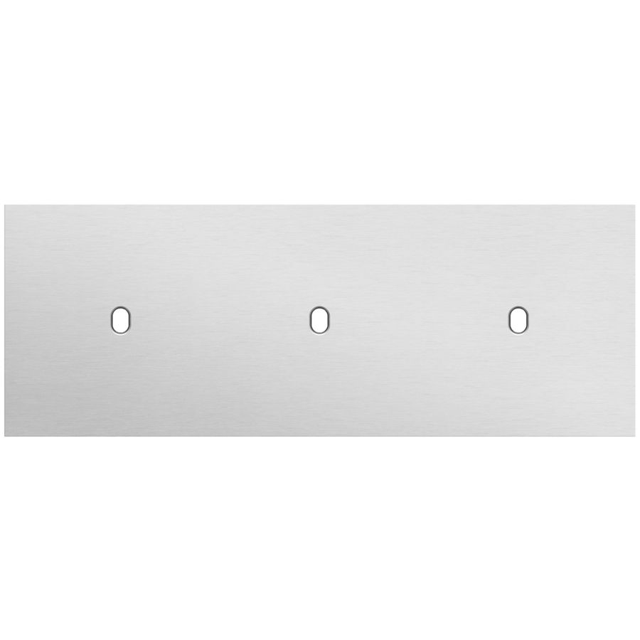 Afdekplaat 3-voud horiz. 71mm centerafst. 155-57701