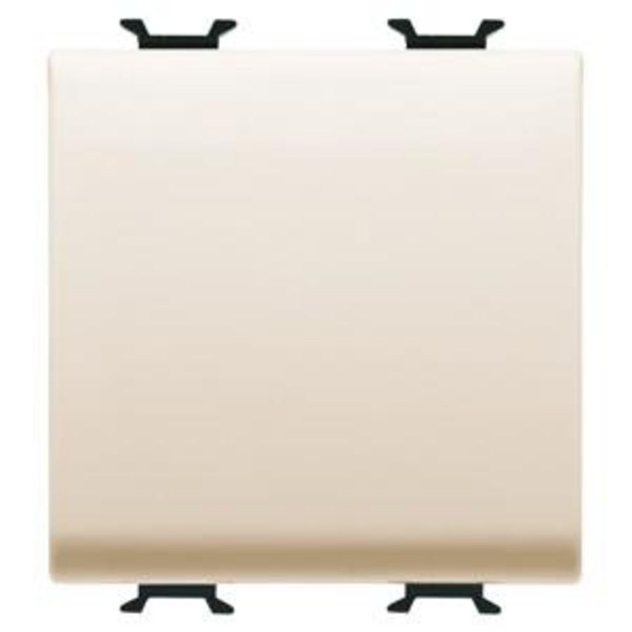 DRUKKNOP 1P 250 Vac-NO 16 A-NEUTRAAL-2 MODULE-IVOOR VVE=6