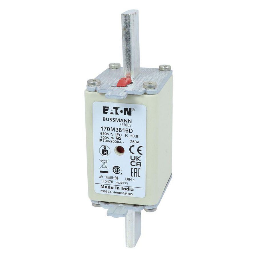 Zekering hoge snelheid 250A AC 690V 200kA 1 aR IEC VVE=6
