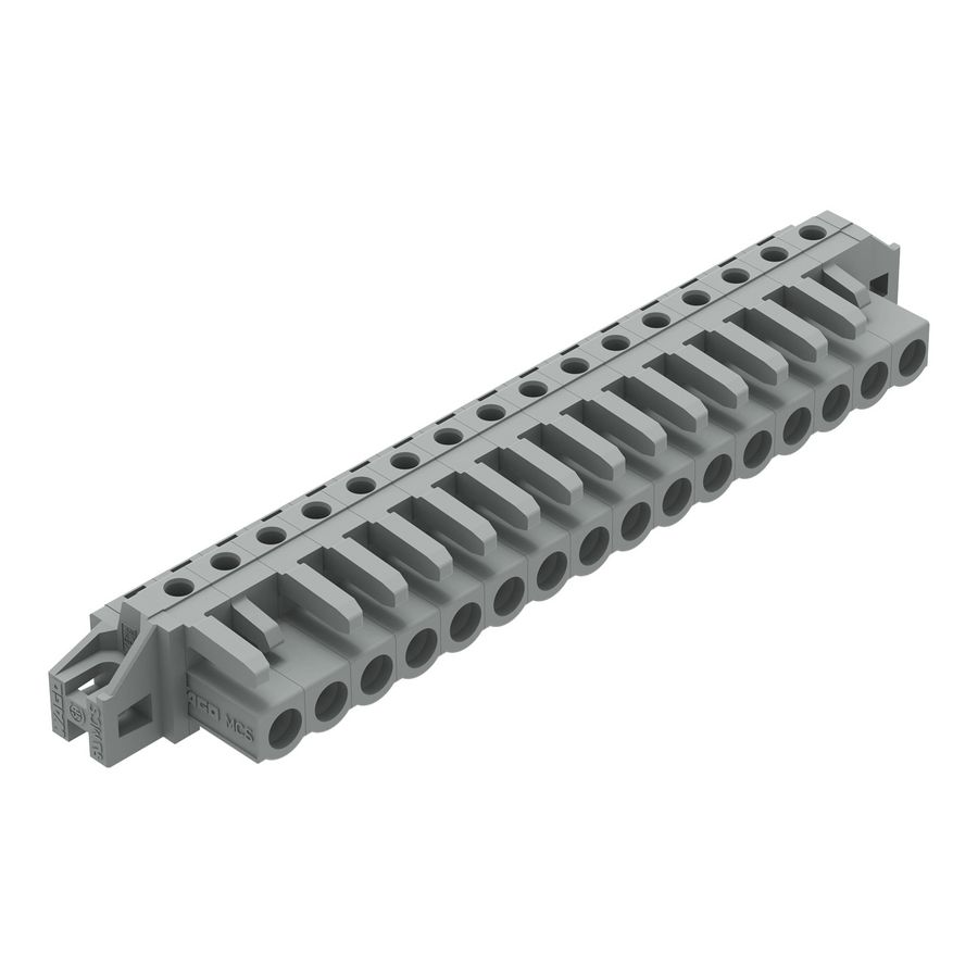 THT FE steker HA raster 5mm grijs 232-246/031-000 VVE=10