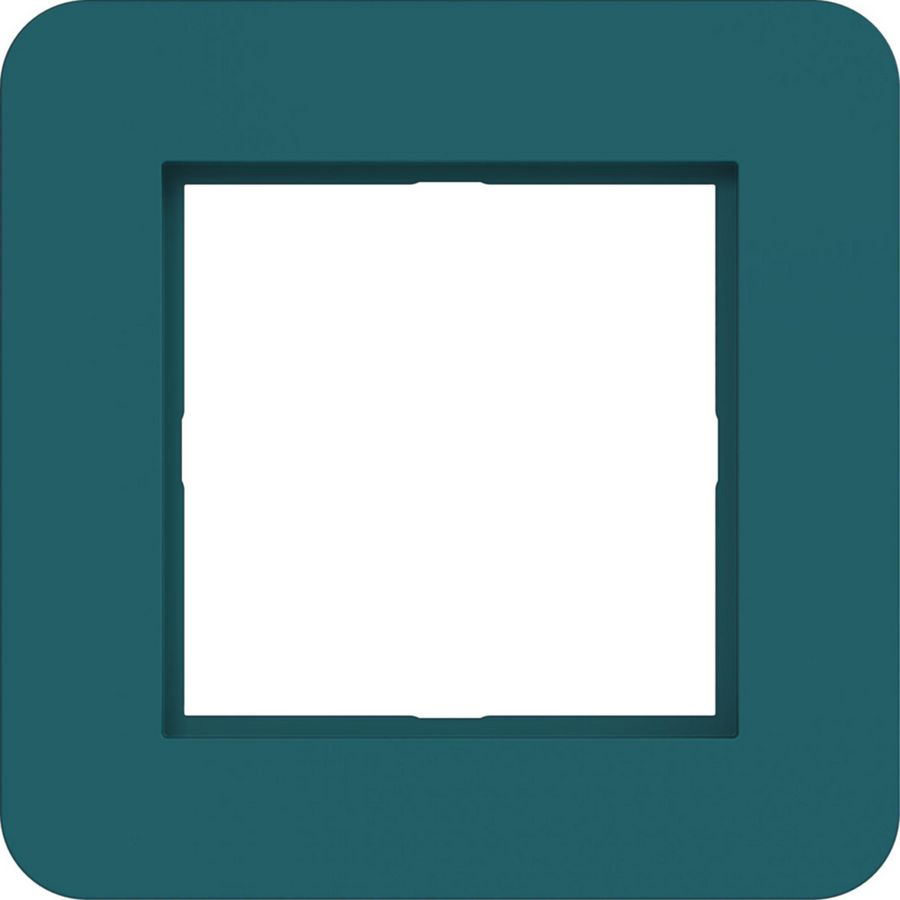 LED-afdekraam 1-voudig, C.8, azure, mat