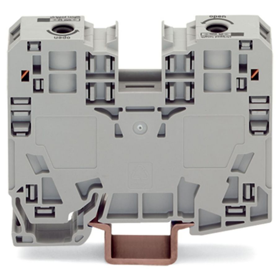 2-draads rijgklem 35mm² markeringsh. zijkant 285-133 VVE=15