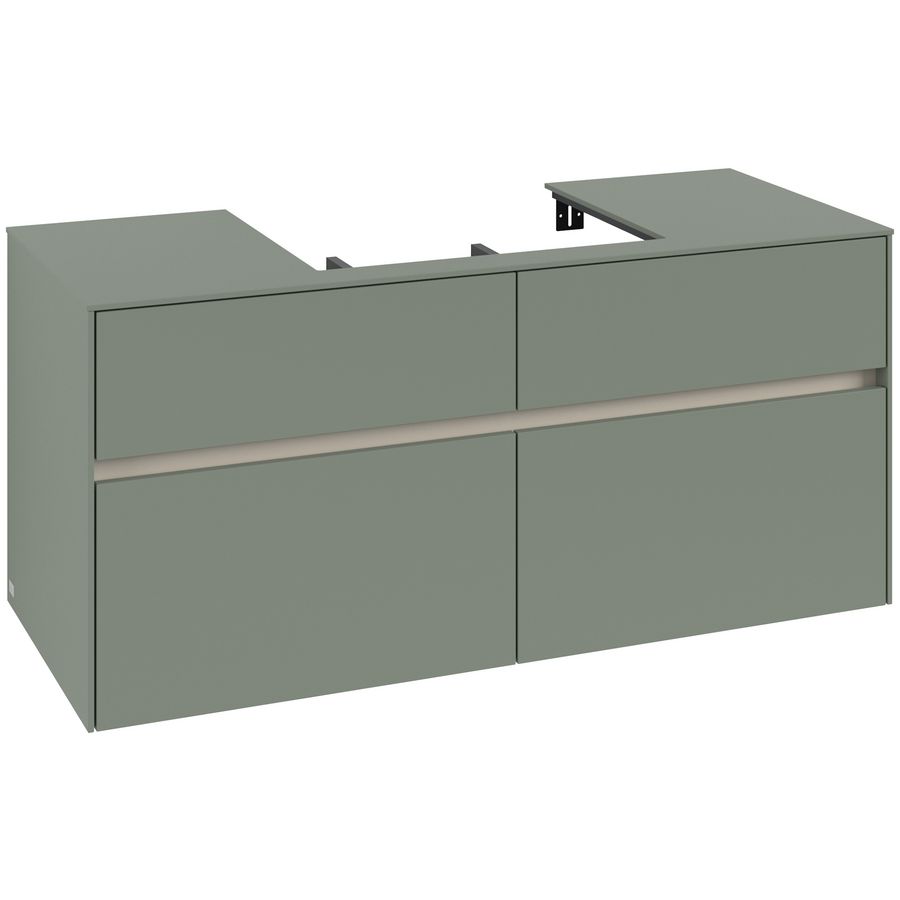 Wastafelonderkast Collaro 1200x548x500mm Soft Green C08100AF