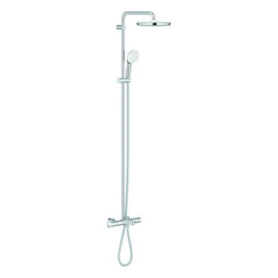 Tempesta 250 douchesysteem baduitloop 8,0L/min. chroom incl. s-koppelingen (prof)