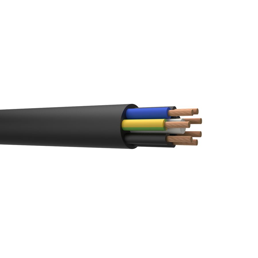 Haspel a 500m. H07RN-F Eca bk# 7G1,5mm²