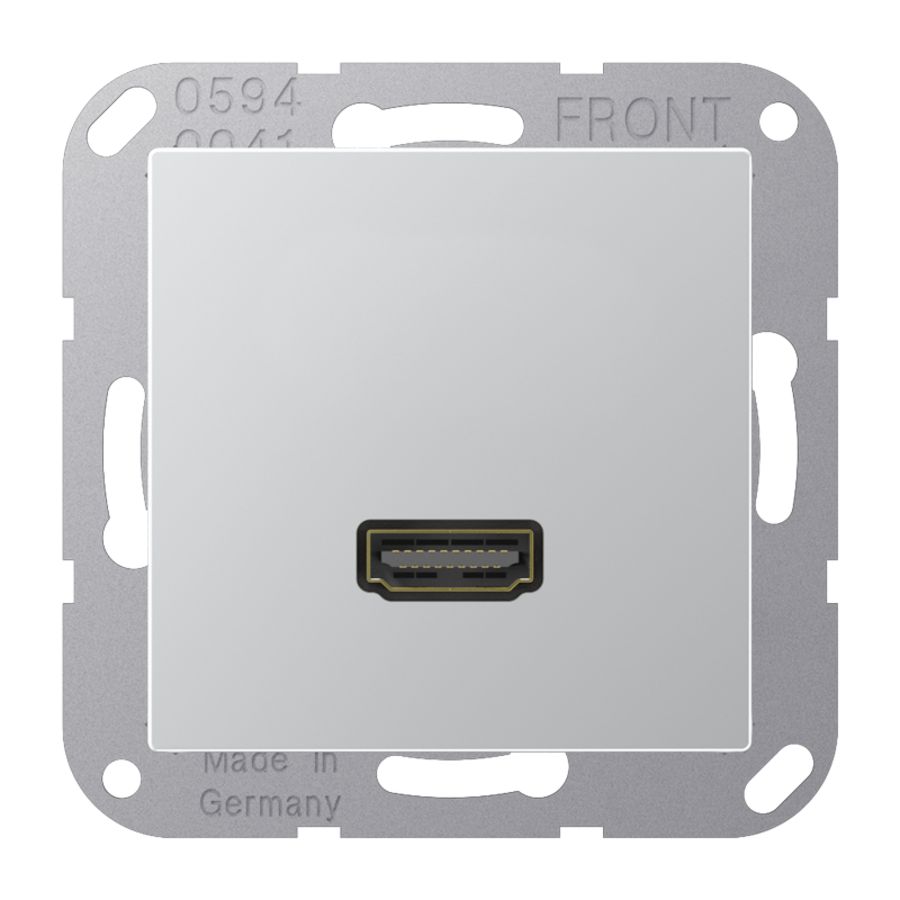 Afdekking A500 aluminium voor 1xHDMI