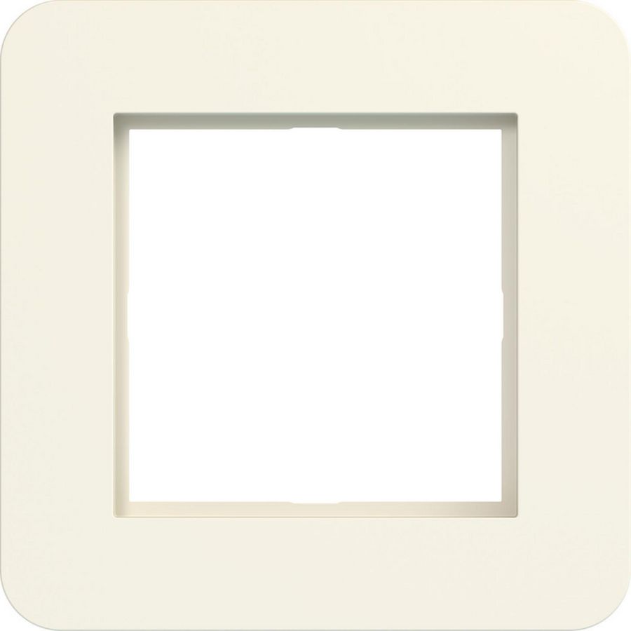 LED-afdekraam 1-voudig, C.8, shell, mat