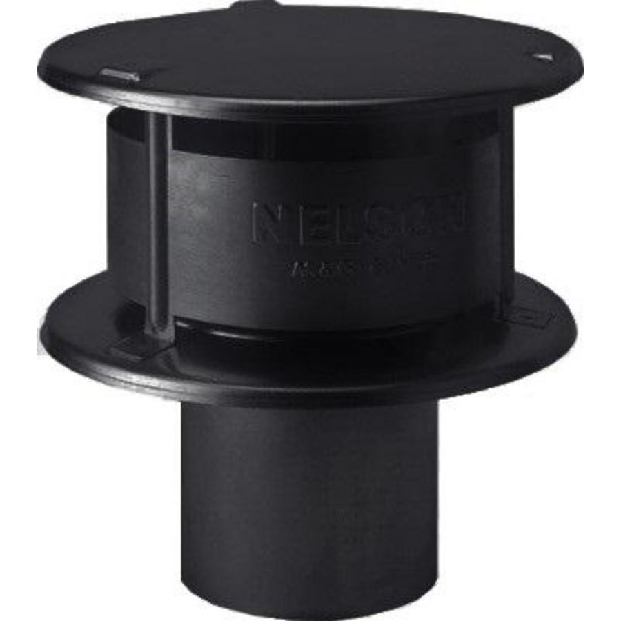 Schoorsteenkap Nelson AL zwart 110mm