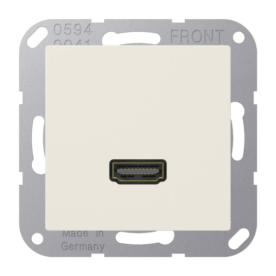 Afdekking AS500 wit voor 1xHDMI