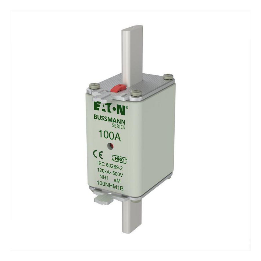 Zekering laagsp. 100A AC 500V NH1 aM dubbele melder VVE=3